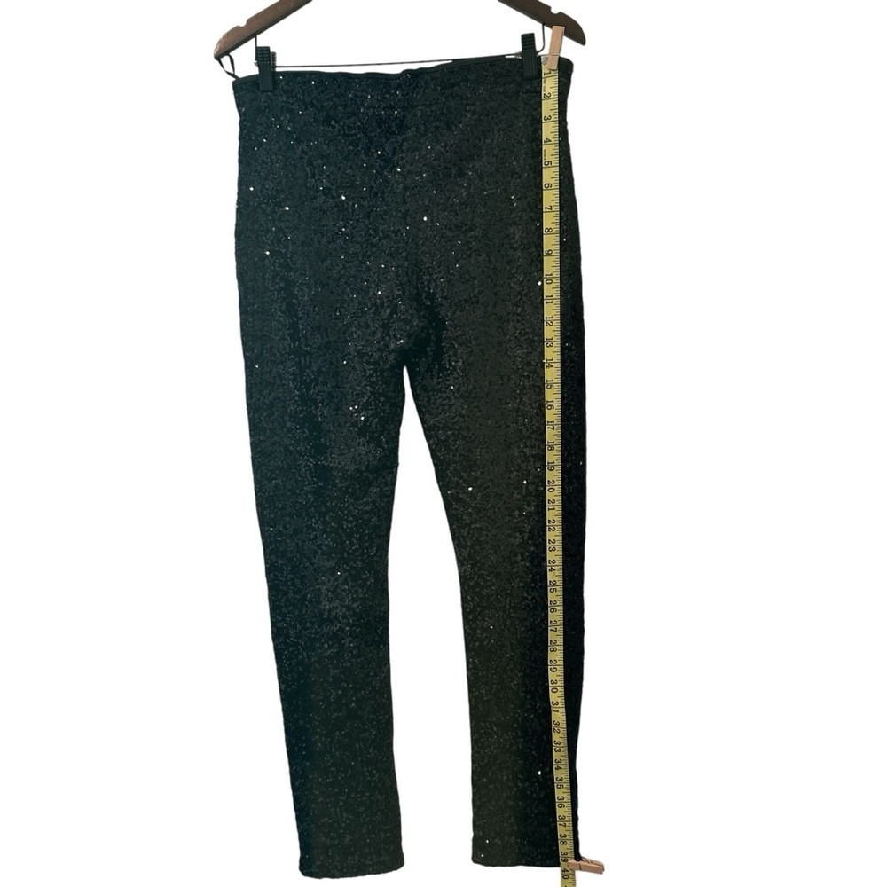 La Cite Black Sequin Pants - Picture 2 of 16